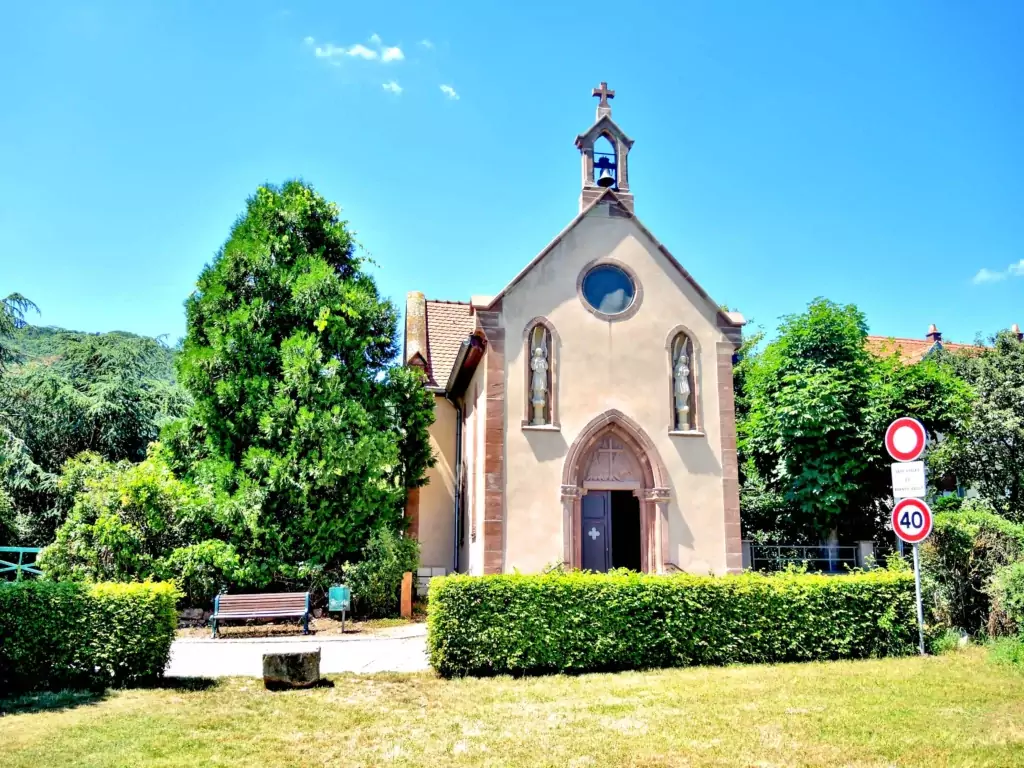 Scherwiller, Riesling capital in the heart of Alsace 3 Taennelkreuz chapel in Scherwiller