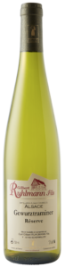 Bouteille de Gewurztraminer du Domaine Ruhlmann à Scherwiller