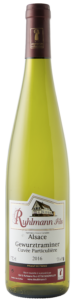 Bouteille de Gewurztraminer Cuvée Particulière du Domaine Ruhlmann