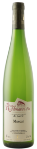 Bouteille de Muscat d'Alsace du Domaine Ruhlmann à Scherwiller
