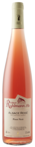Bouteille de Rosé d'Alsace du Domaine Ruhlmann à Scherwiller