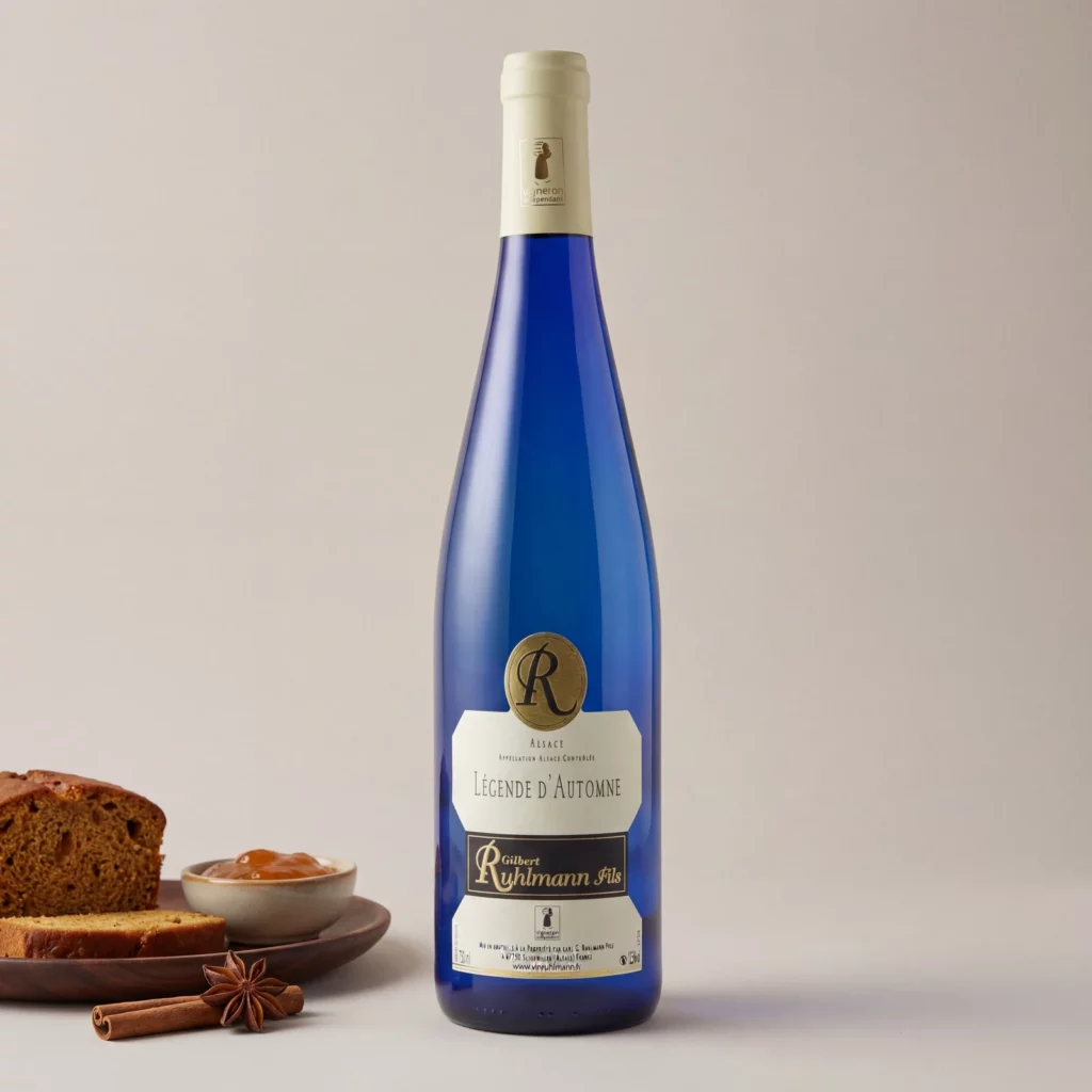 Mise en scène de la cuvée Légende d'Automne — Domaine Ruhlmann à Scherwiller