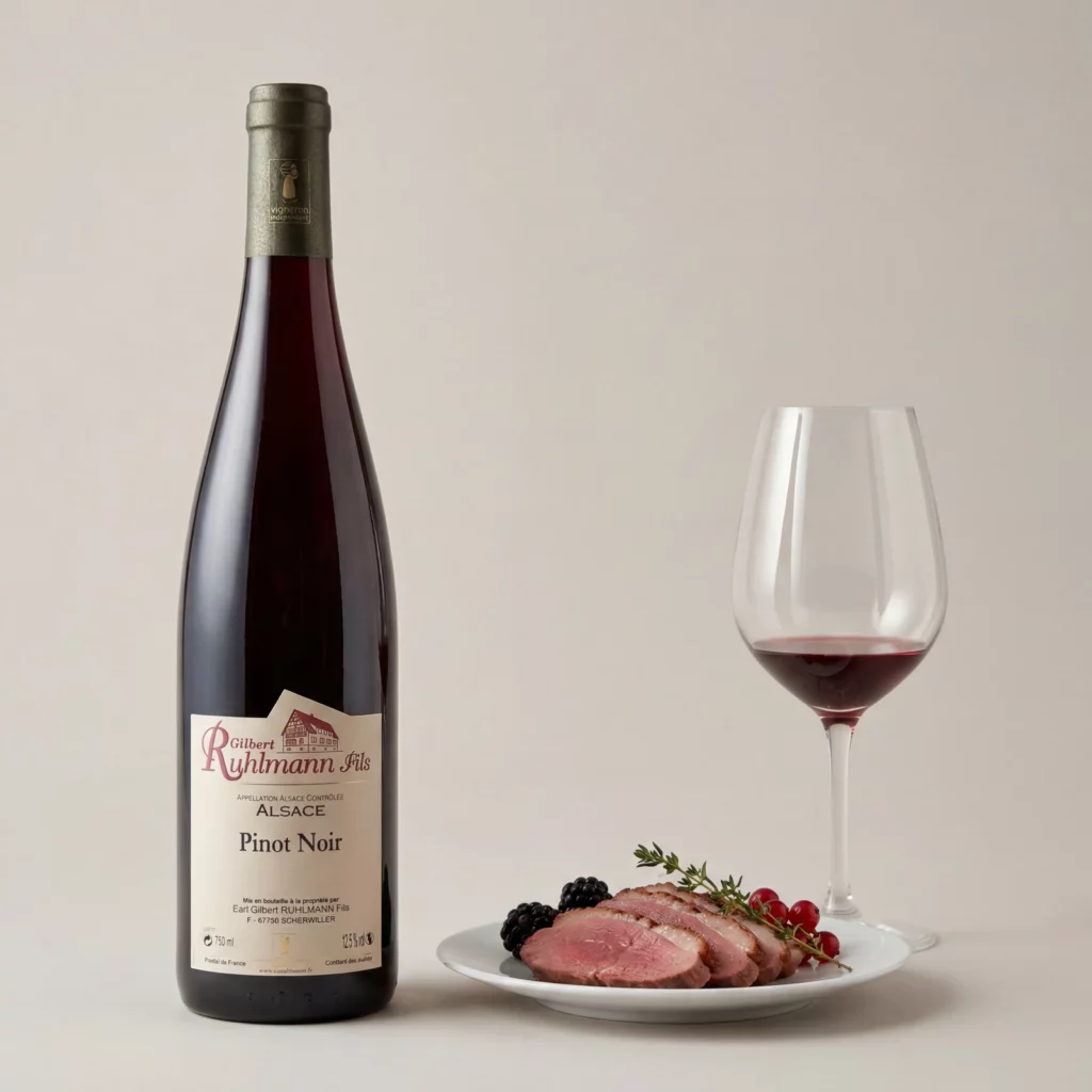 Mise en scène de la cuvée Pinot Noir — Domaine Ruhlmann à Scherwiller