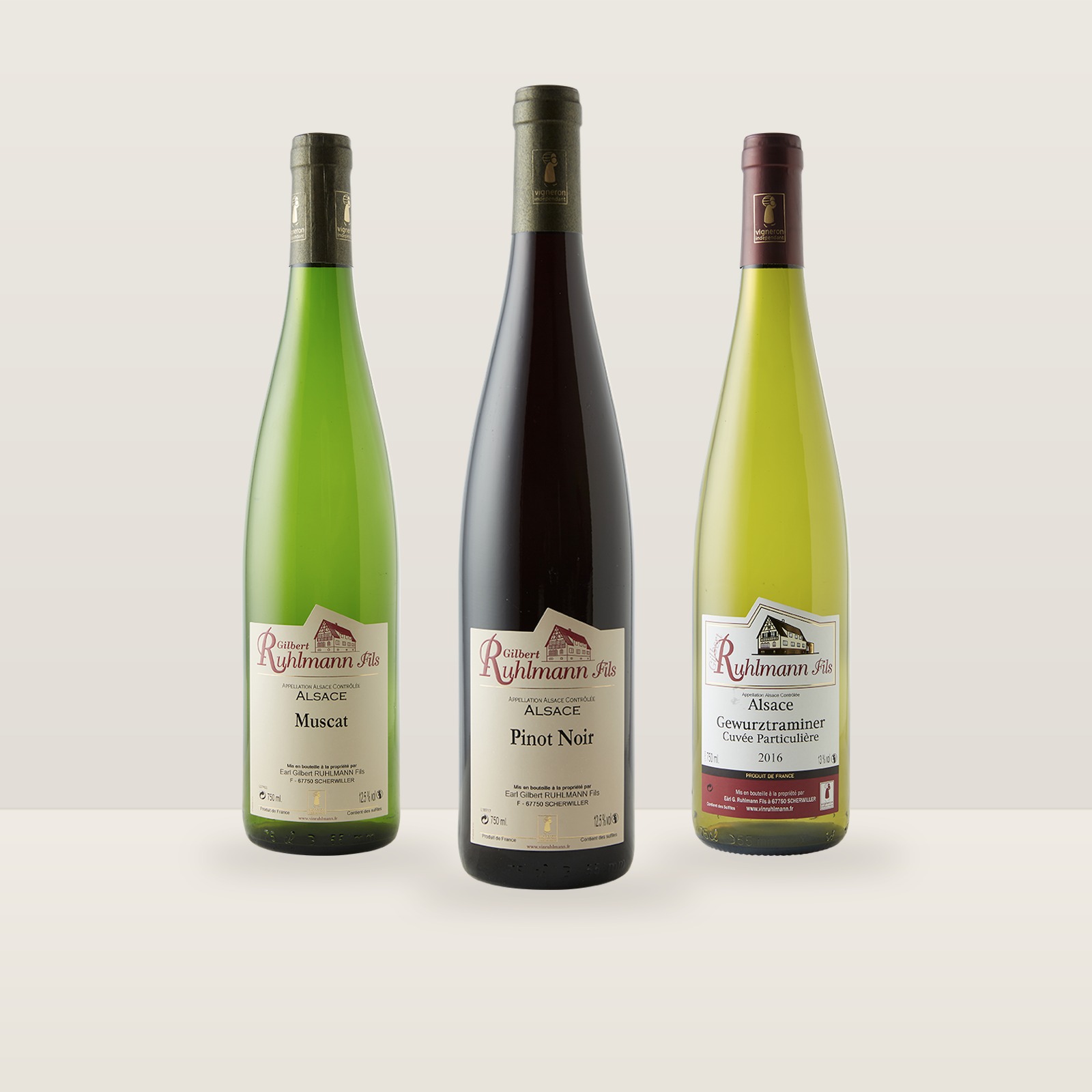 Coffret Gourmand – Muscat, Gewurztraminer et Pinot Noir 1 Coffret Gourmand – Muscat, Gewurztraminer et Pinot Noir – Gilbert Ruhlmann Fils