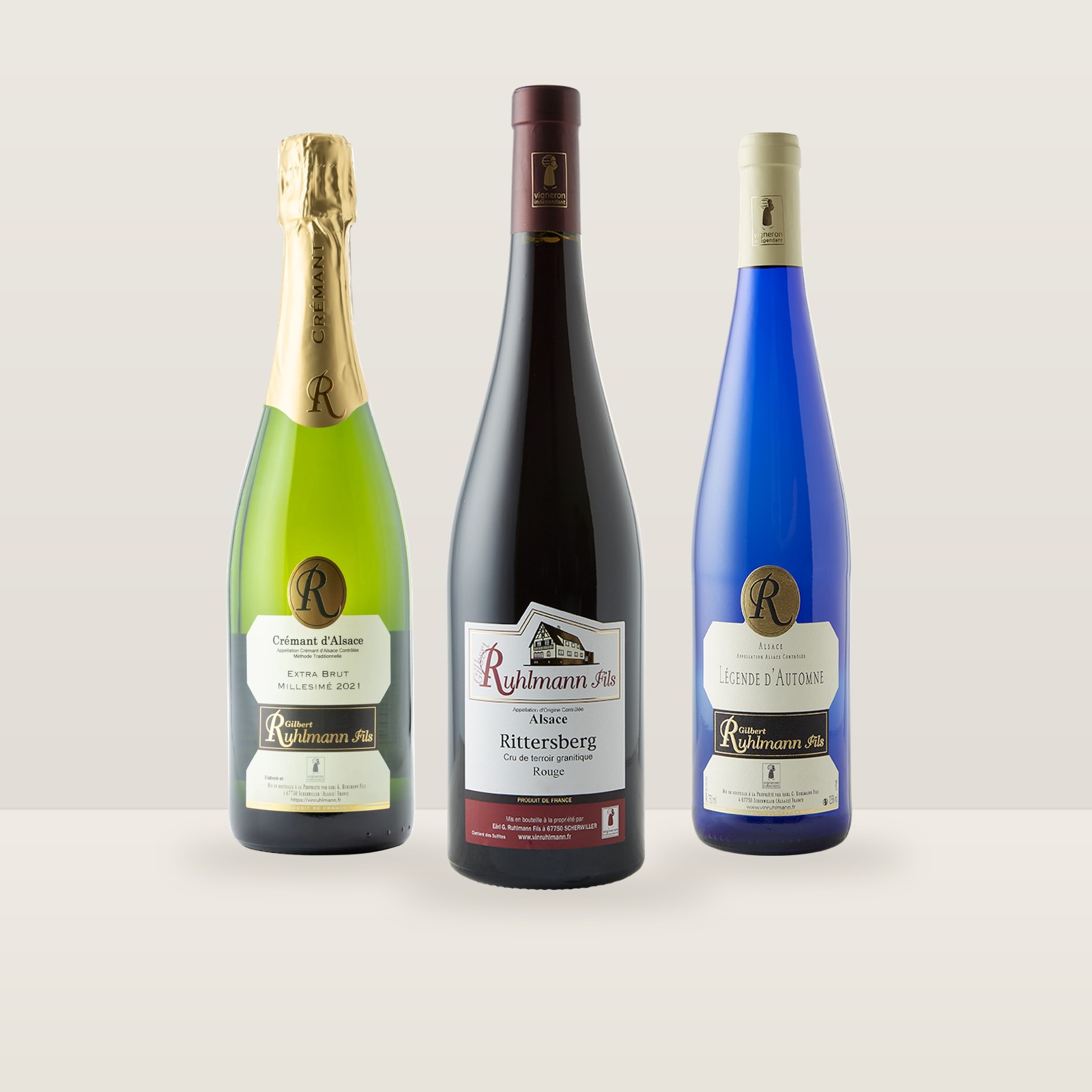 Coffret Repas de fête – Crémant, Pinot Noir et Légende d'Automne 1 Coffret Repas de fête – Crémant, Pinot Noir et Légende d'Automne – Gilbert Ruhlmann Fils