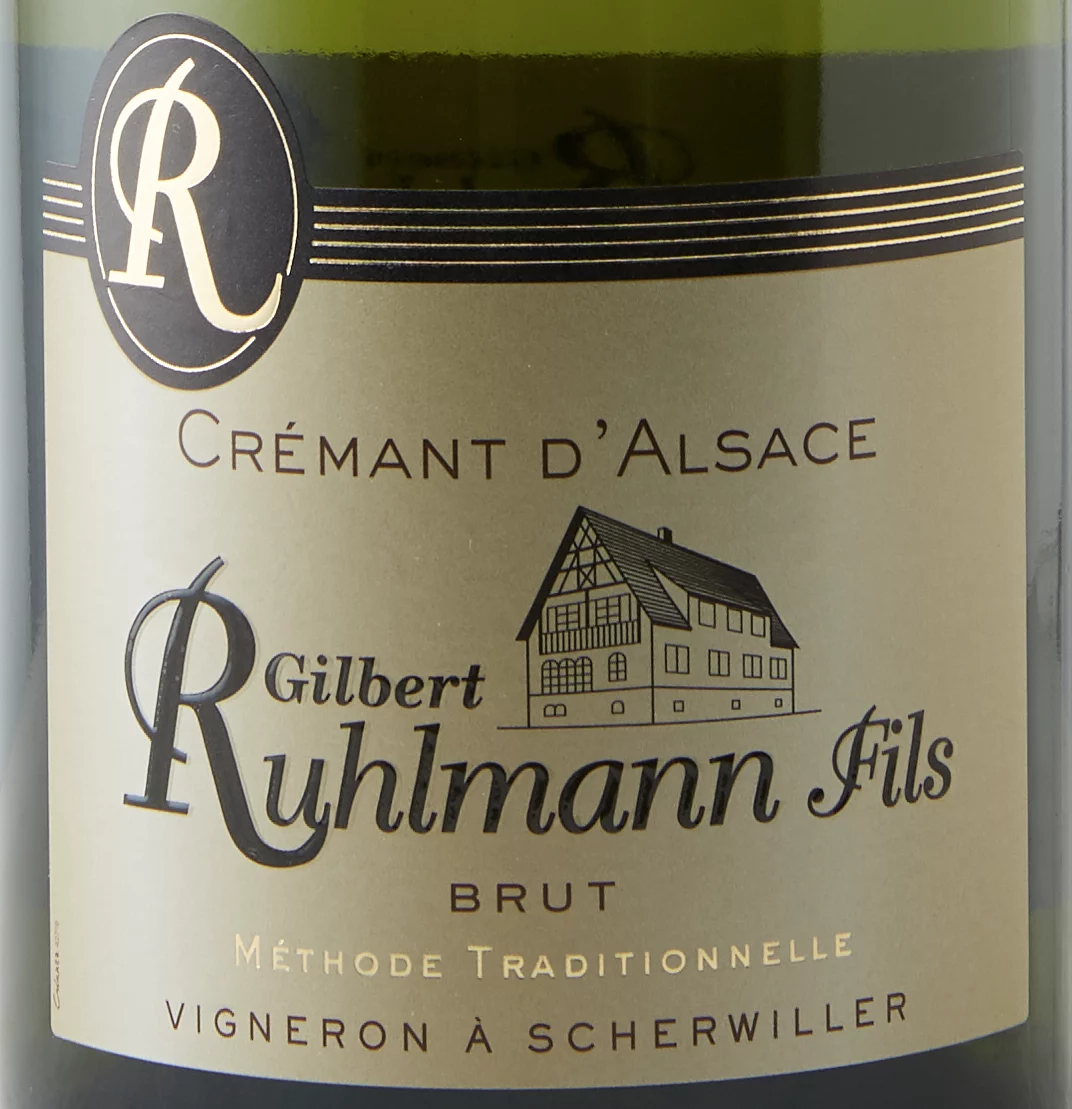 Crémant d'Alsace 3 Etikett des Weins Crémant d'Alsace – Gilbert Ruhlmann Fils